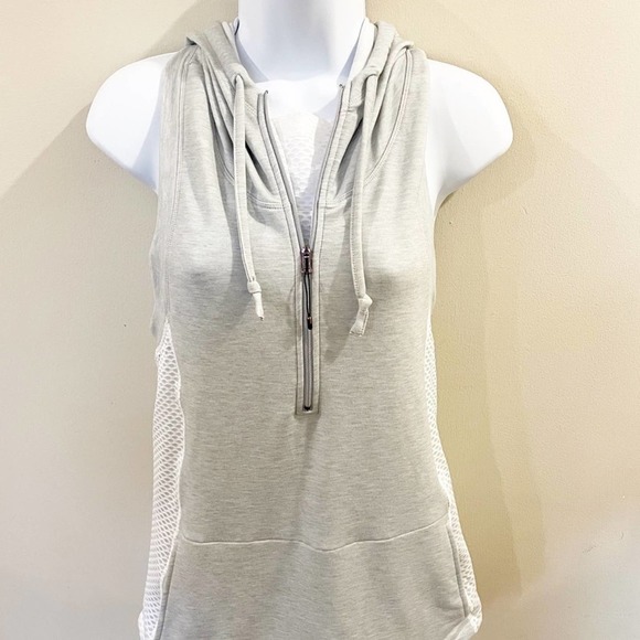 CALIA Effortless Heather Sleeveless Zip Hoodie XS - Picture 11 of 13